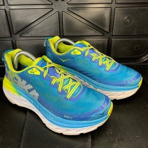 Womens Hoka One One Bondi 5 Blue Shoes Size 10